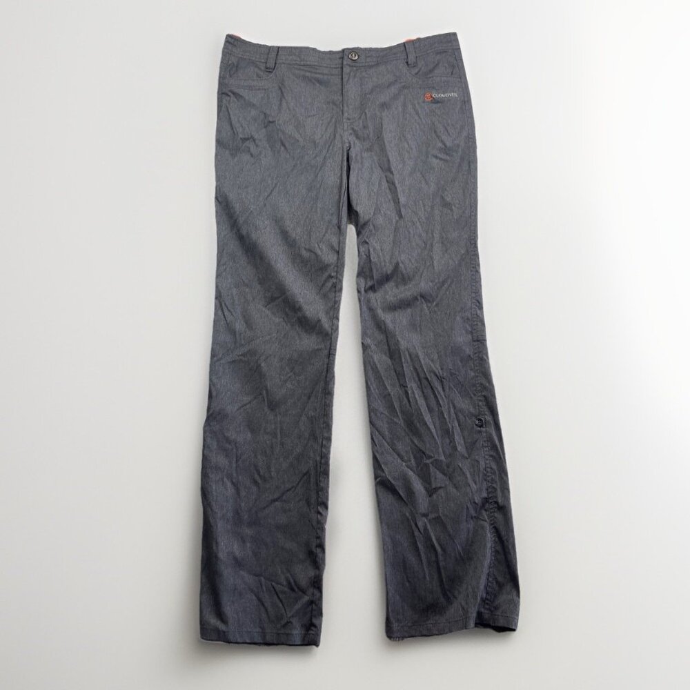 Couldveil Men's Grey Pull On Pants Large Hiking Outdoor Lightweight Stretch